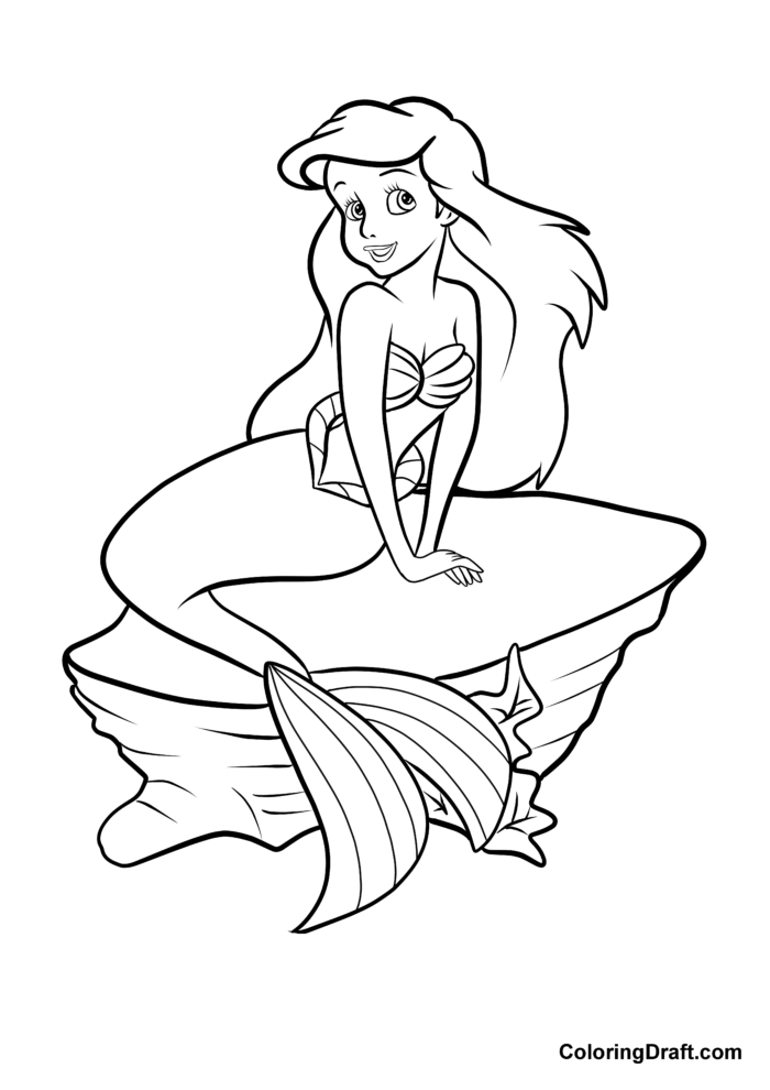 Ariel Coloring Pages Ariel Coloring Pages
