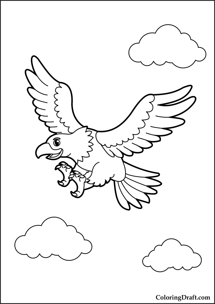 Bald Eagle Coloring Pages