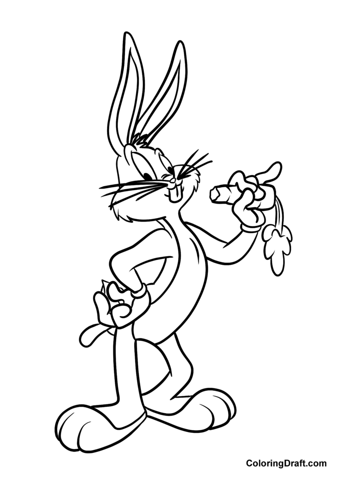 Bugs Bunny Coloring Pages Bugs Bunny Coloring Pages