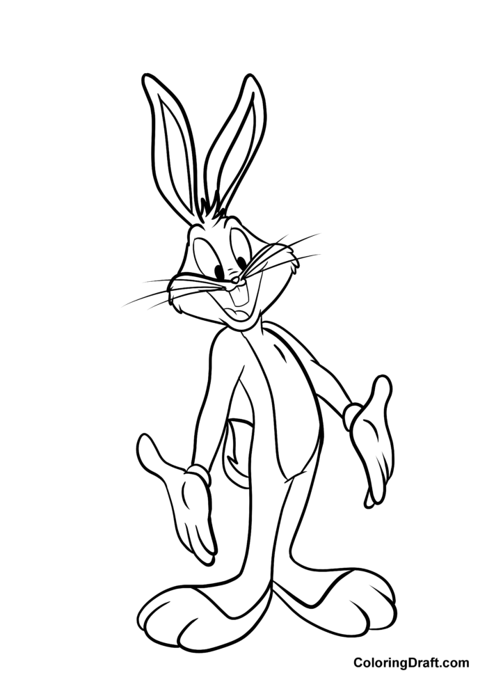 Bugs Bunny Coloring Pages Bugs Bunny Coloring Pages