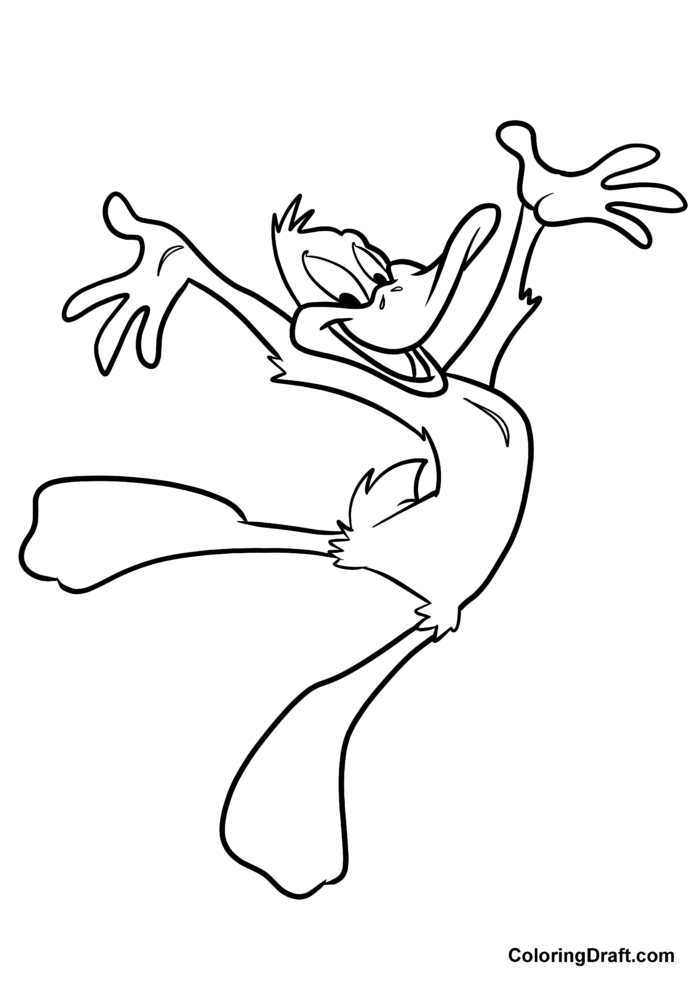 Daffy Duck Coloring Pages Daffy Duck Coloring Pages