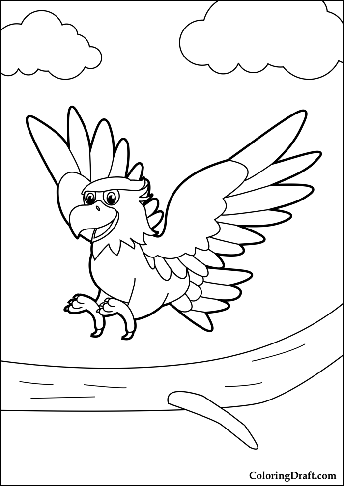 Mexican Eagle Coloring Pages Mexican Eagle Coloring Pages