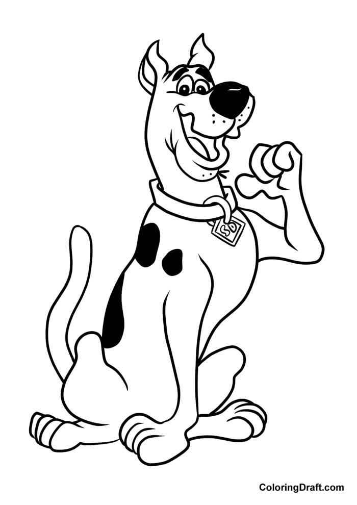 Scooby-Doo Coloring Pages - ColoringDraft.com