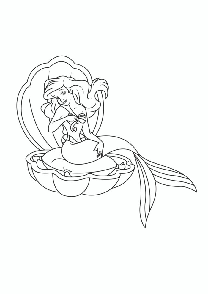 Ariel Coloring Pages Ariel Coloring Pages