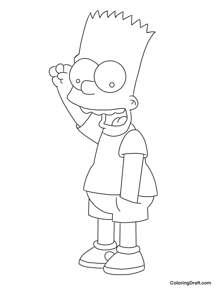 Bart Simpson Coloring