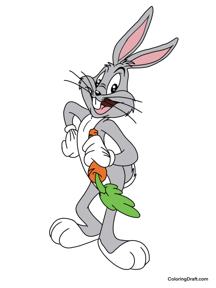 Bug Bunny Coloring Pages Sample Bug Bunny Coloring Pages Sample