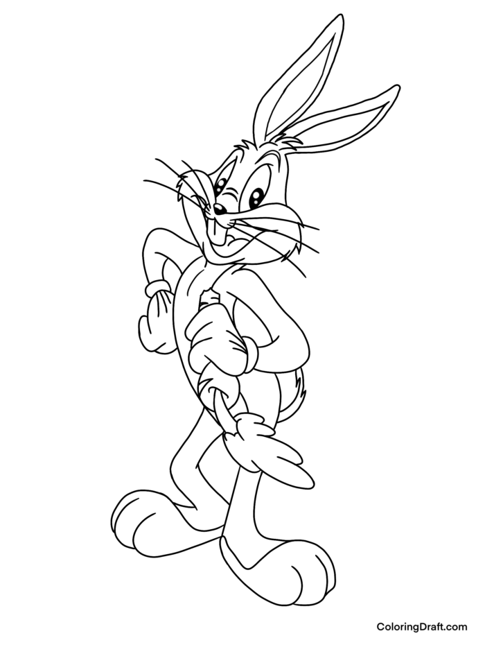 Bug Bunny Coloring Pages Bug Bunny Coloring Pages