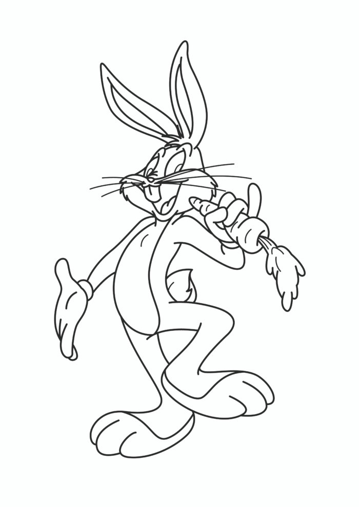 Bugs Bunny Coloring Pages Bugs Bunny Coloring Pages