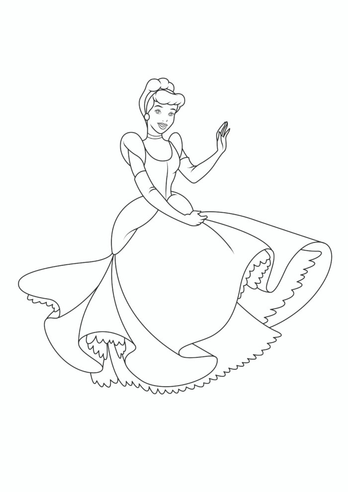 Cinderella Coloring Pages Cinderella Coloring Pages