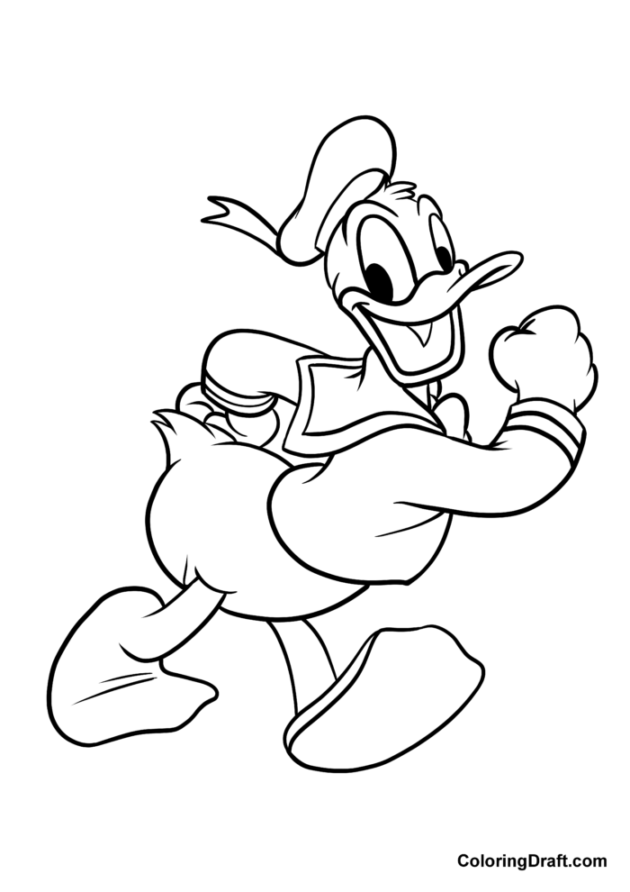 Donald Duck Coloring Pages