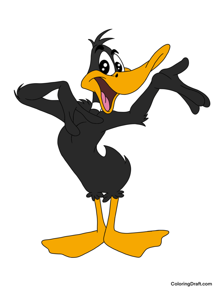 Duffy Duck Coloring Pages Sample