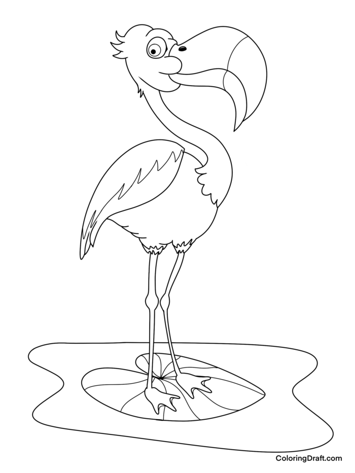 Flamingo Coloring Pages