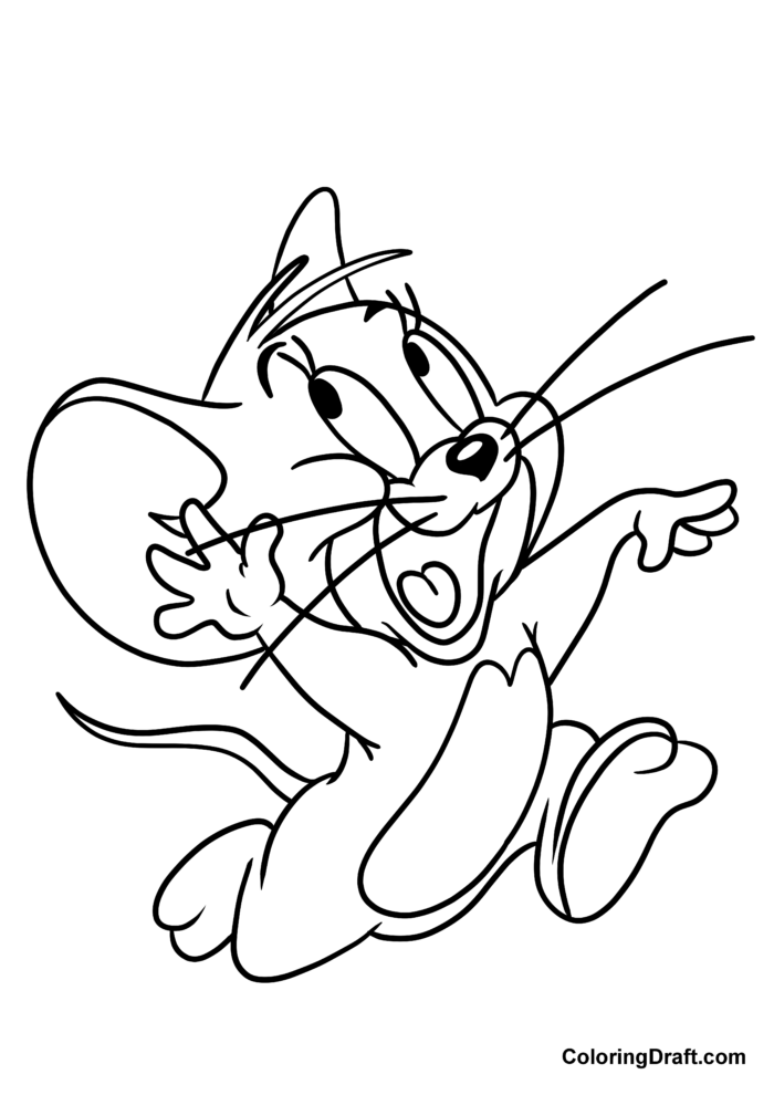 Jerry Coloring Pages Jerry Coloring Pages