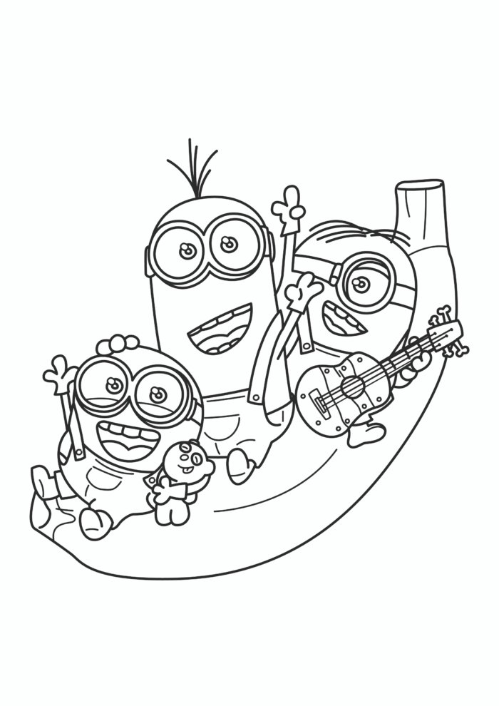 Minions Coloring Pages Minions Coloring Pages