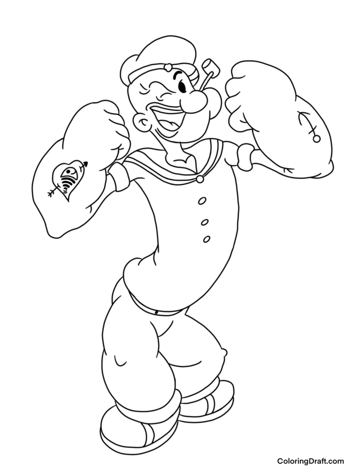Popeye Coloring Pages