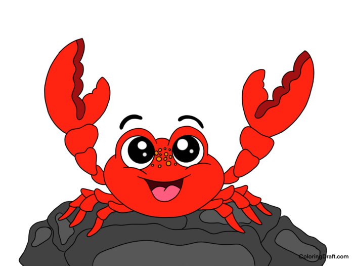 Crab Coloring Pages Sample