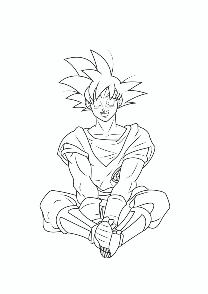 Goku Coloring Pages Goku Coloring Pages
