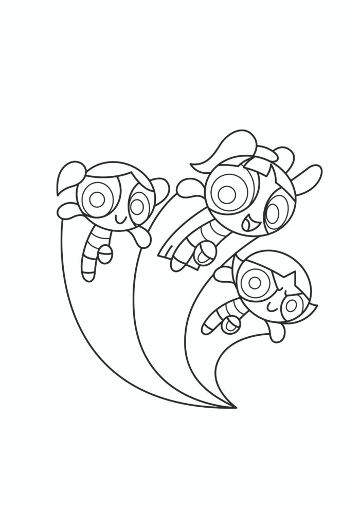 Powerpuff Girls Coloring Pages Powerpuff Girls Coloring Pages
