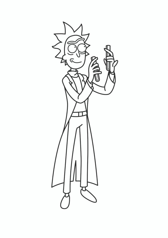 Rick Sanchez Coloring Pages Rick Sanchez Coloring Pages