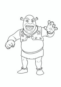 Shrek Coloring Pages - ColoringDraft.com