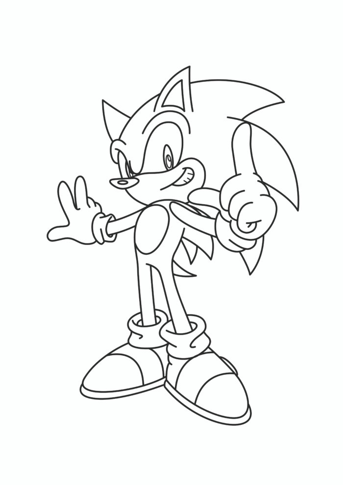 Sonic The Hedgehog Coloring Pages Sonic The Hedgehog Coloring Pages