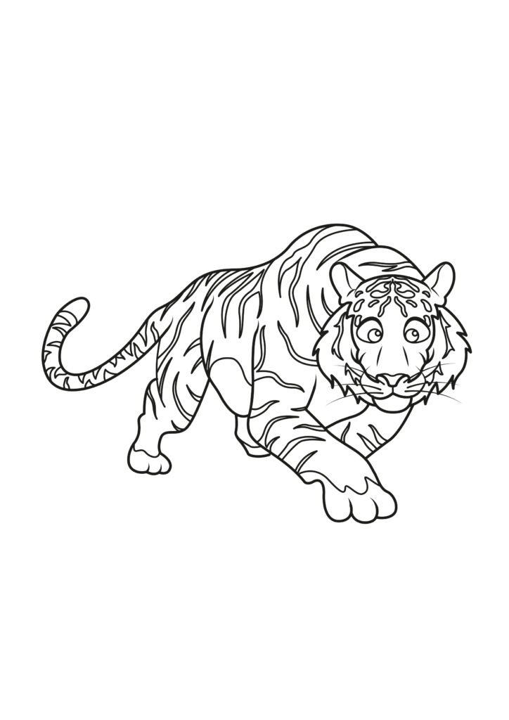 Bengal Tiger Coloring Pages - ColoringDraft.com