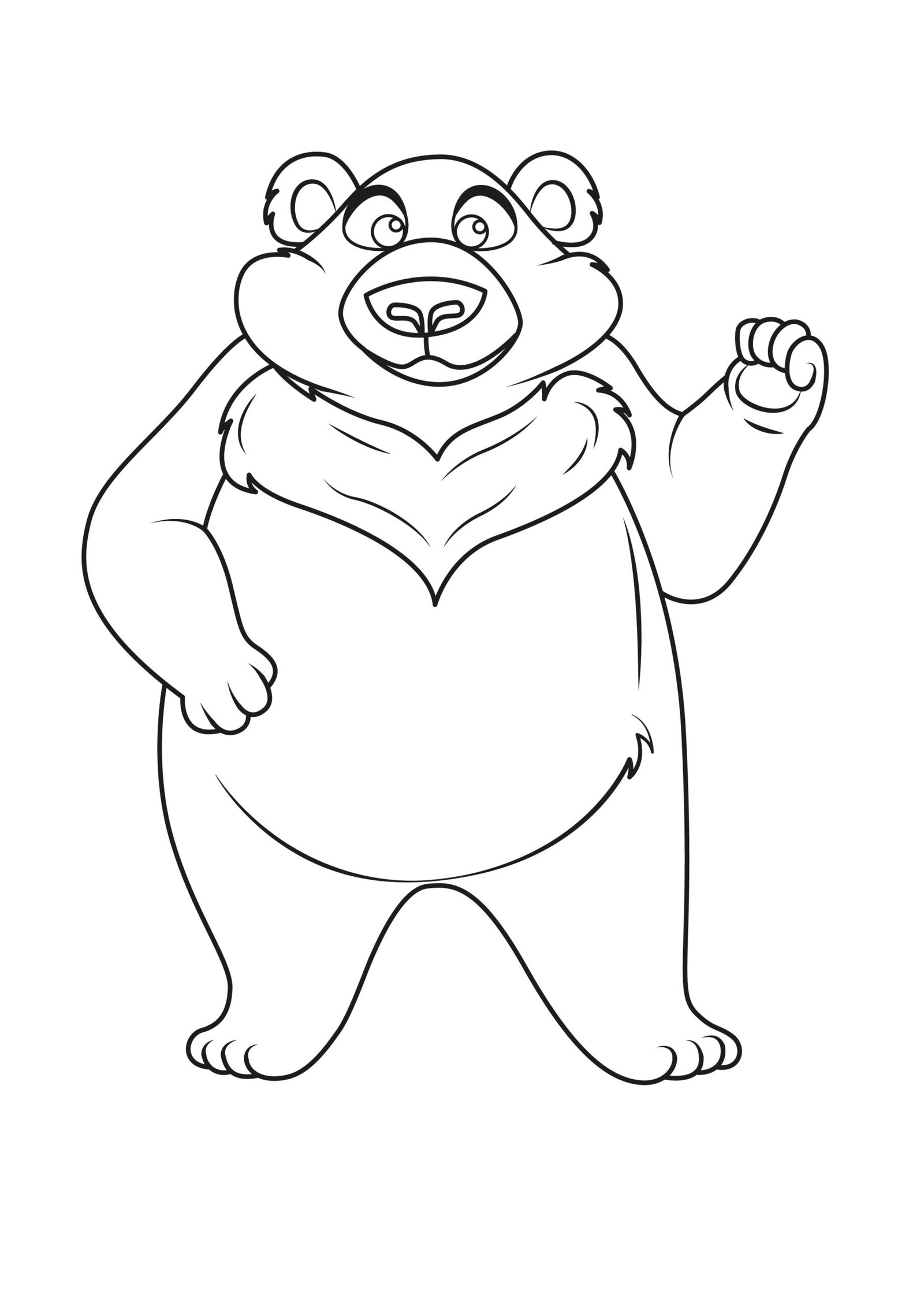 Black Bear Coloring Pages