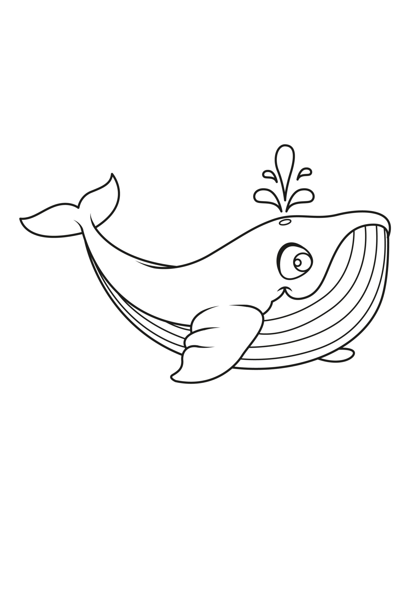 Blue Whale Coloring Pages
