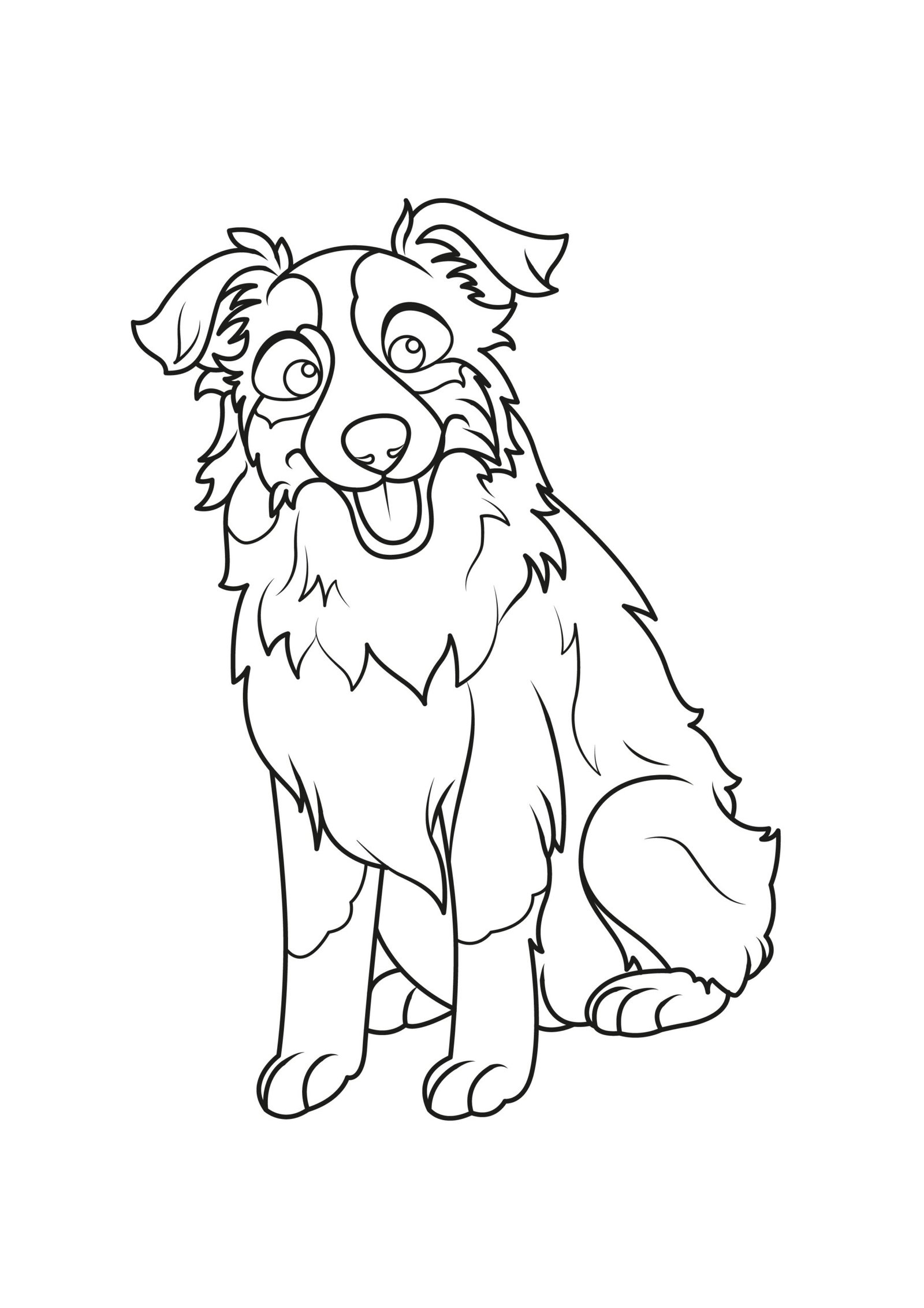 Border Collie Coloring Pages Border Collie Coloring Pages