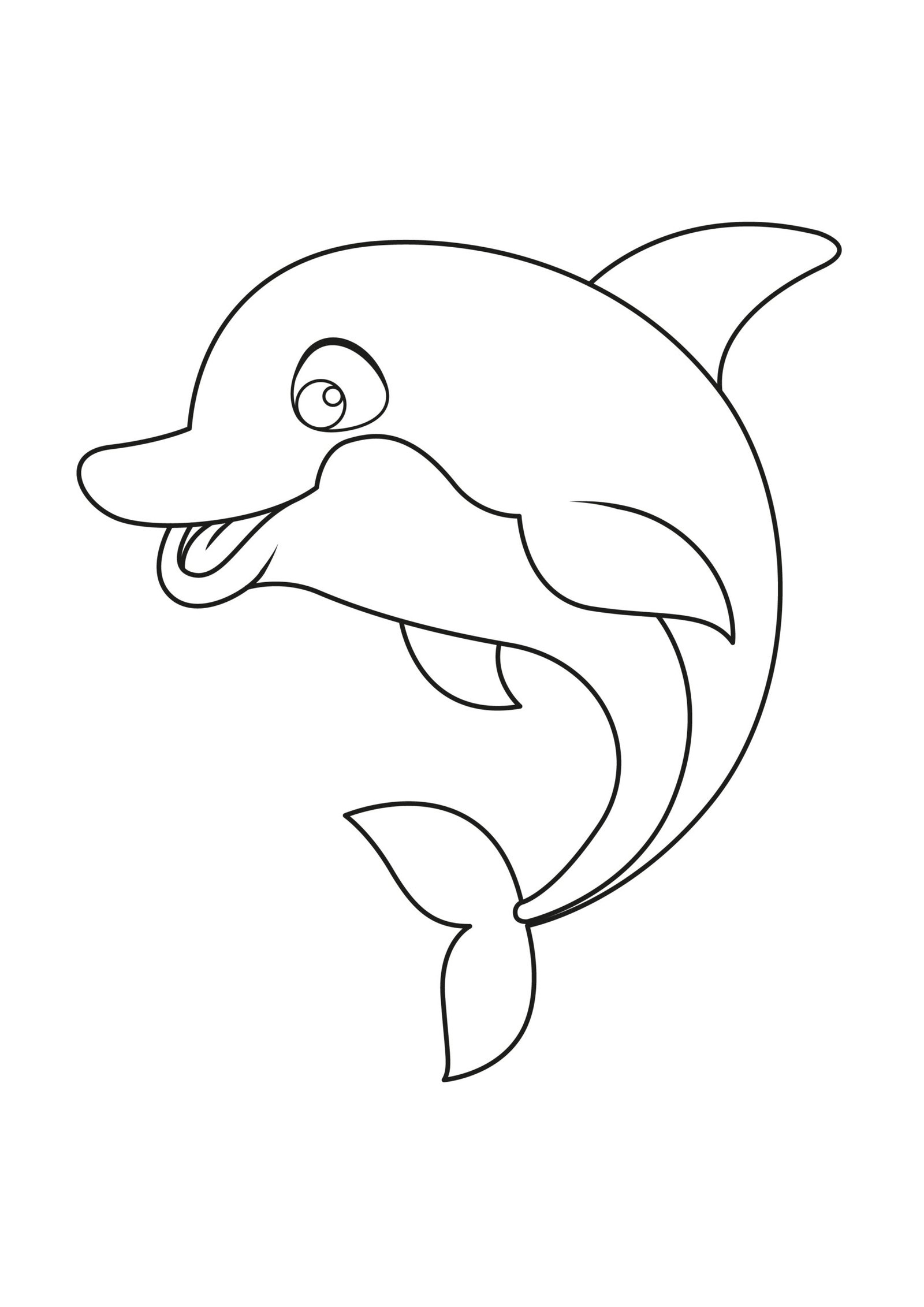 Bottlenose Dolphin Coloring Pages