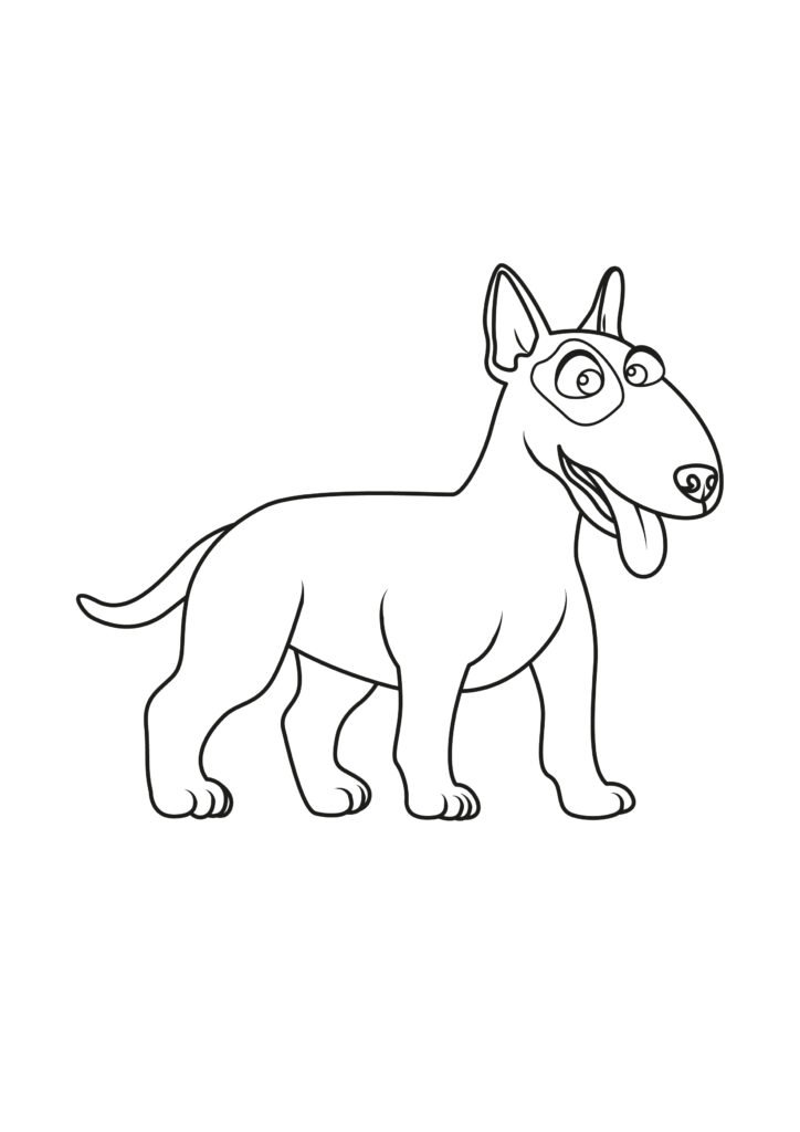 Bull Terrier Coloring Pages Bull Terrier Coloring Pages