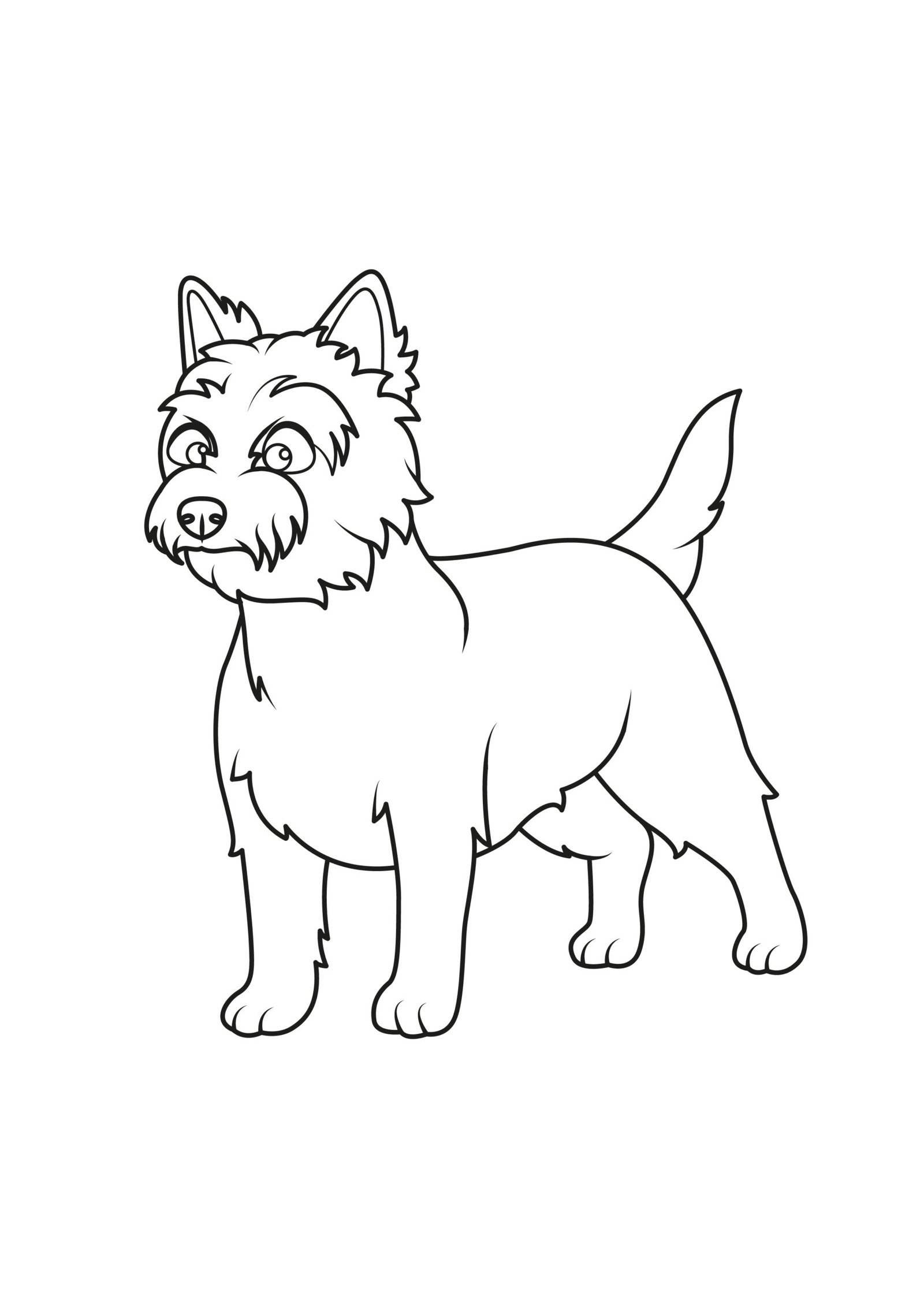 Cairn Terrier Coloring Pages Cairn Terrier Coloring Pages