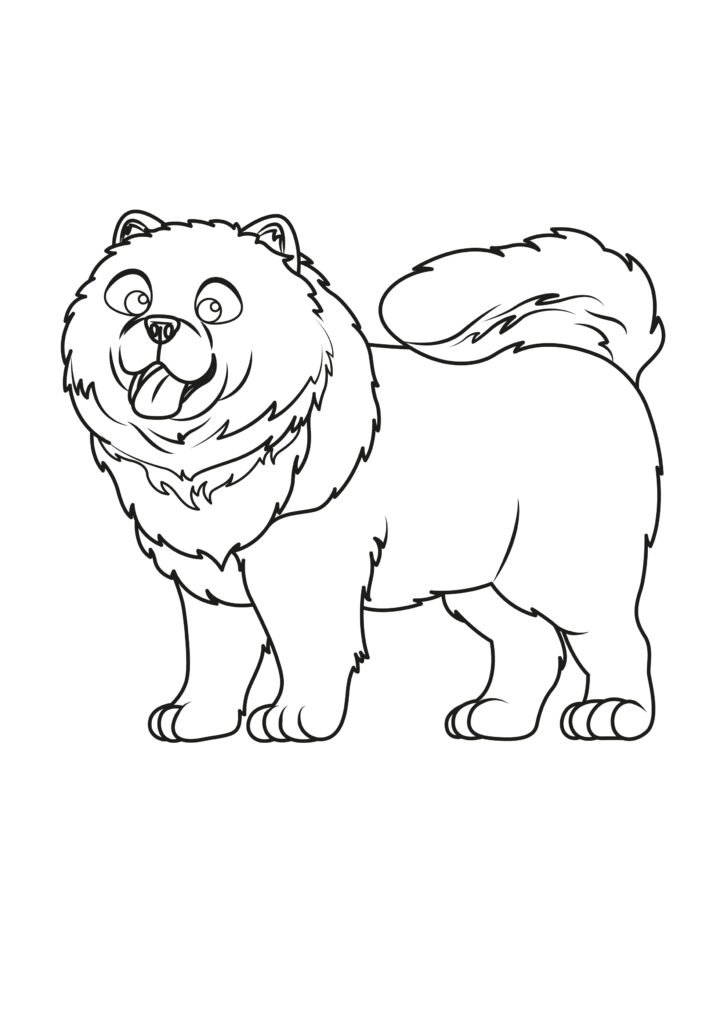 Choe Chow Coloring Pages Choe Chow Coloring Pages