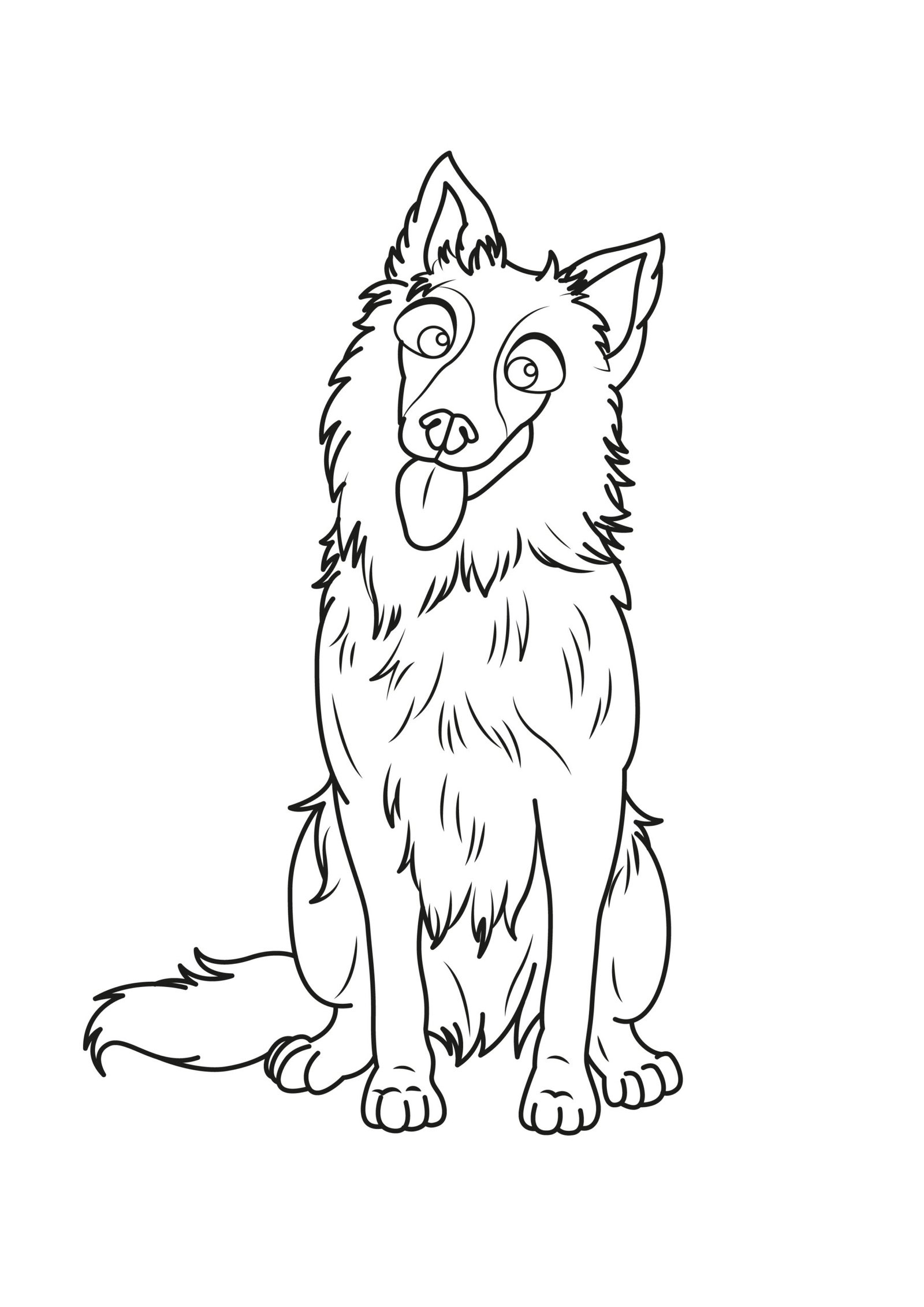 Collie Coloring Pages Collie Coloring Pages
