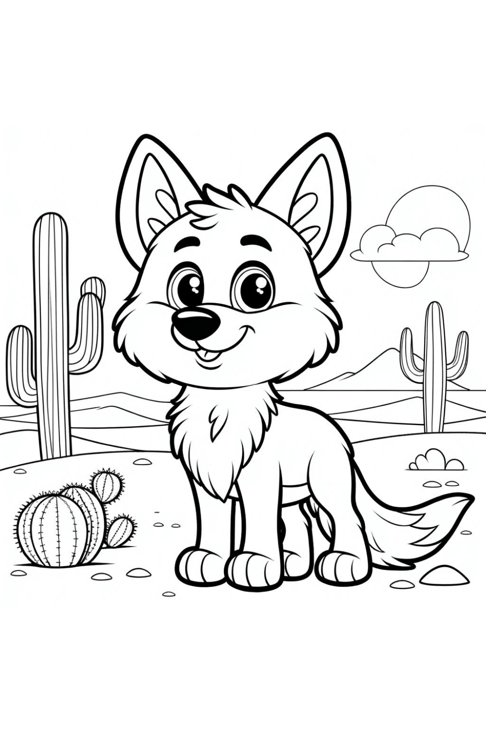 Coyote Coloring Pages Coyote Coloring Pages