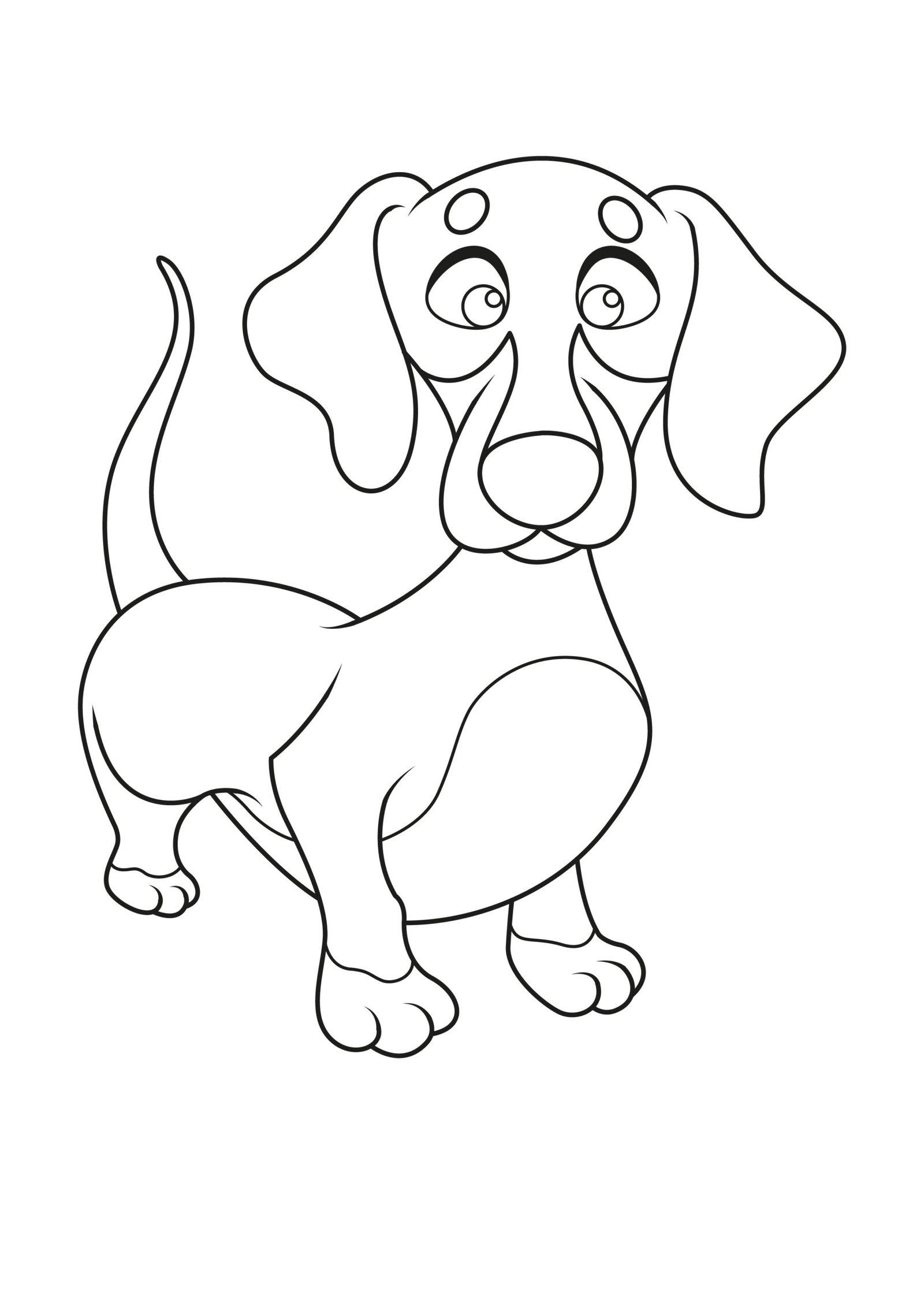 Dachshund Puppy Coloring Pages Dachshund Puppy Coloring Pages