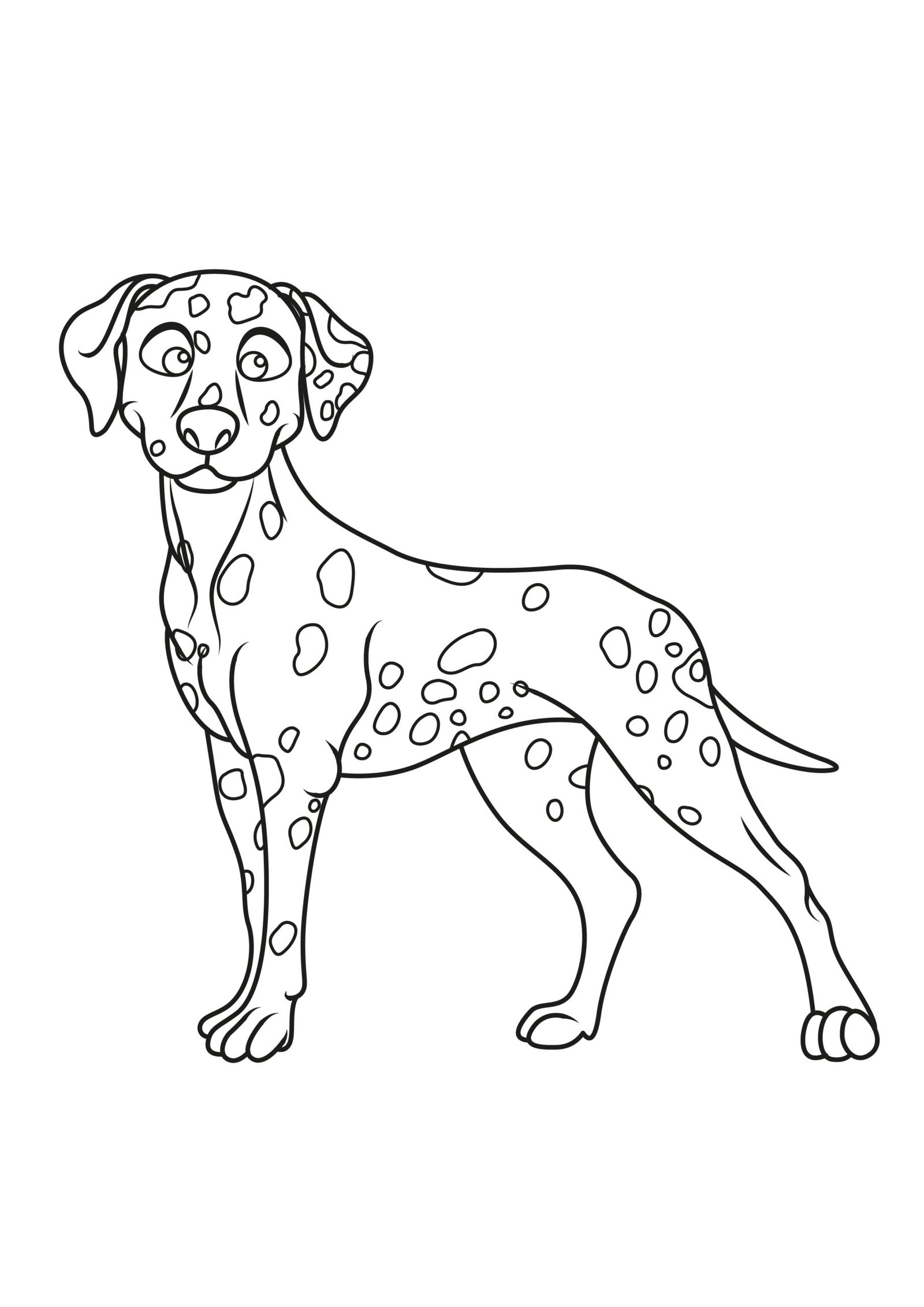 Dalmatian Coloring Pages Dalmatian Coloring Pages
