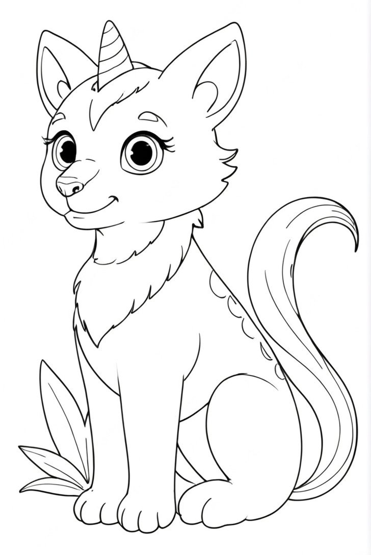 Fantasy Animal Coloring Pages Fantasy Animal Coloring Pages