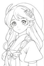 Fantasy Anime Coloring Pages - ColoringDraft.com