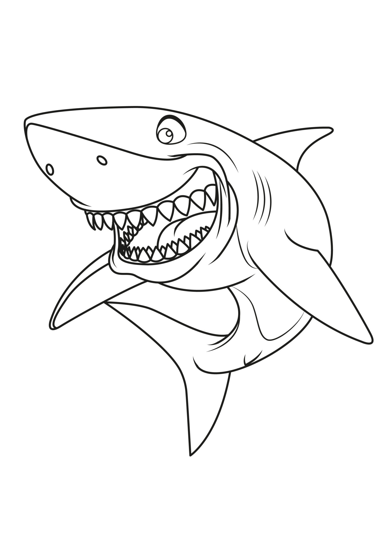 Great White Shark Coloring Pages