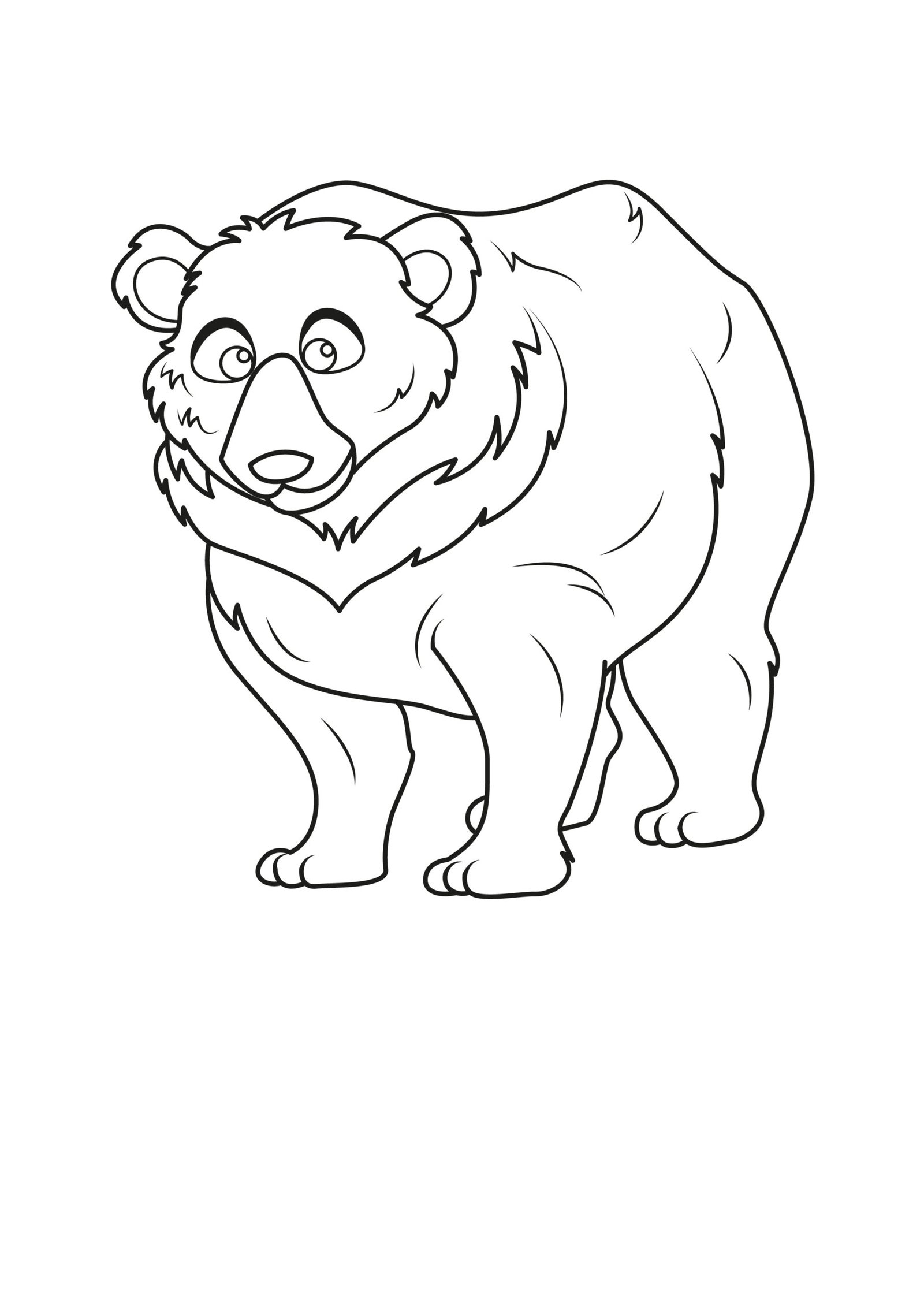 Grizzly Bear Coloring Pages Grizzly Bear Coloring Pages