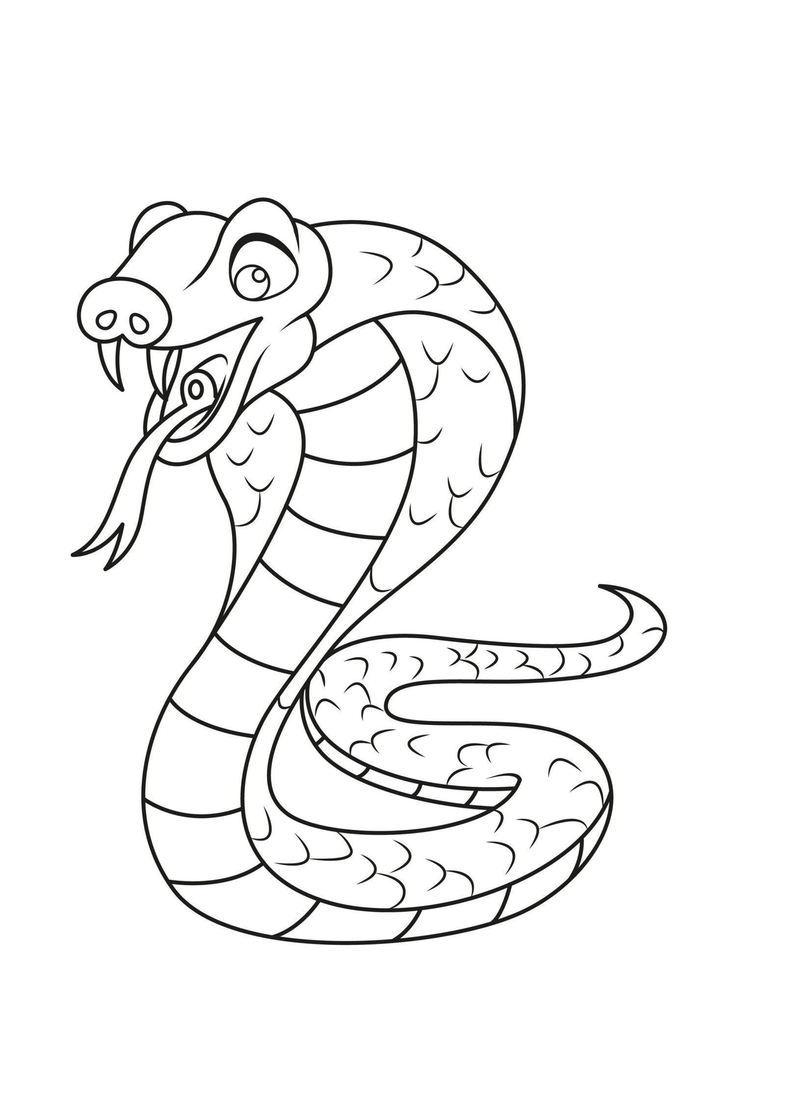 King Cobra Coloring Pages