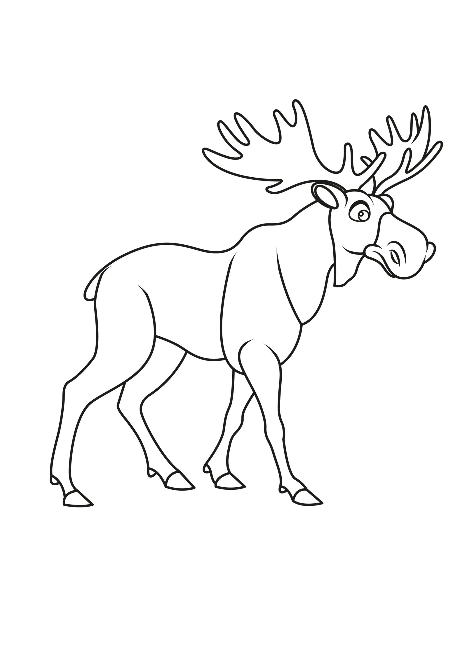 Moose Coloring Pages Moose Coloring Pages