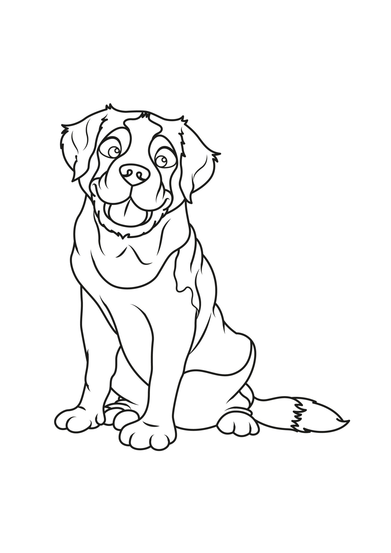 Saint Bernad Coloring Pages Saint Bernad Coloring Pages