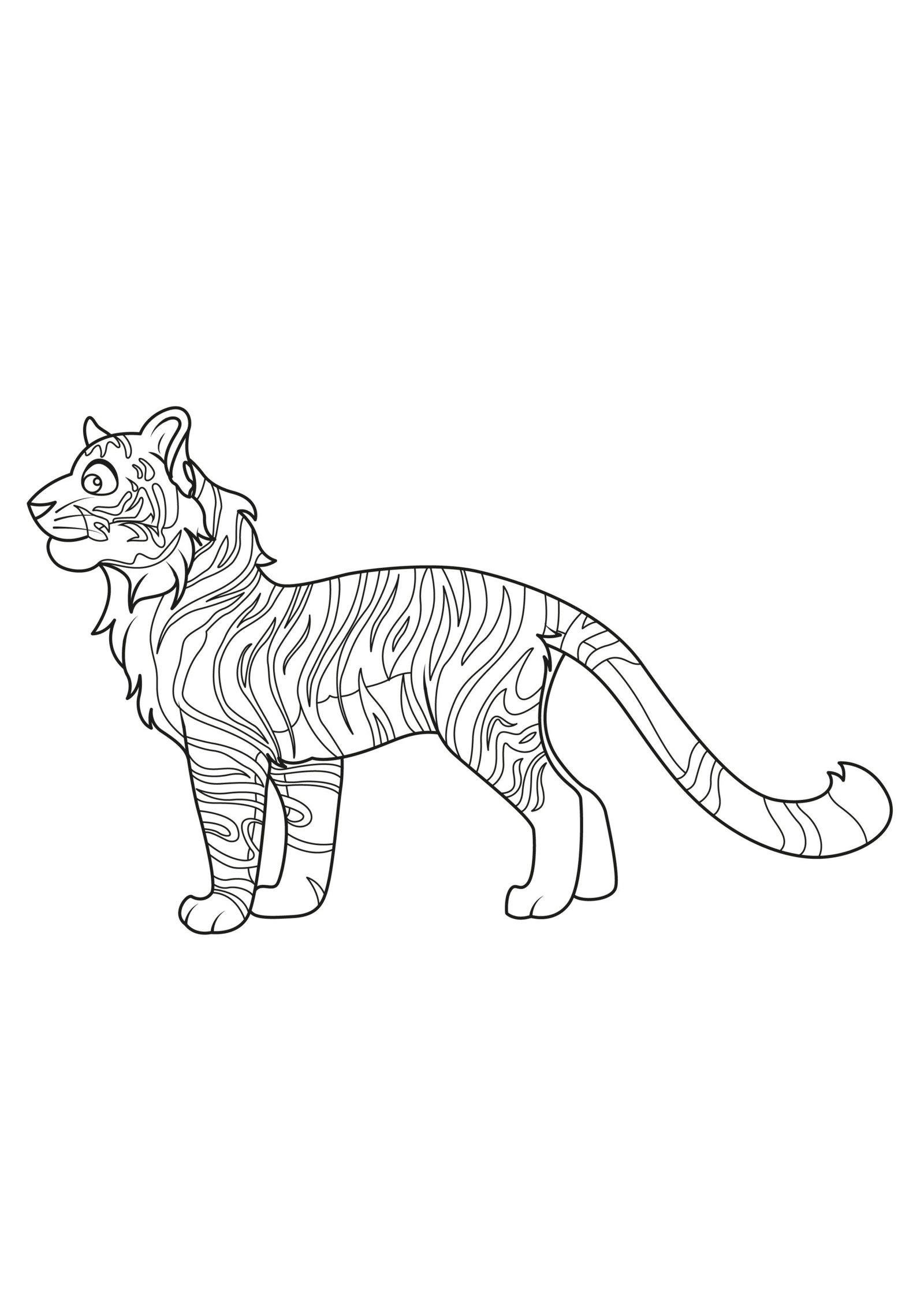 Siberian Tiger Coloring Pages Siberian Tiger Coloring Pages