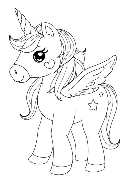 Unicorn Coloring Pages Unicorn Coloring Pages