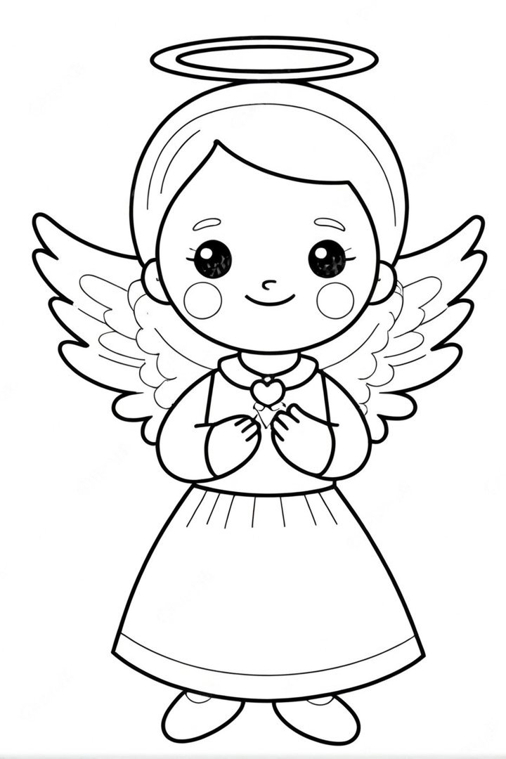 Angel Coloring Pages Angel Coloring Pages