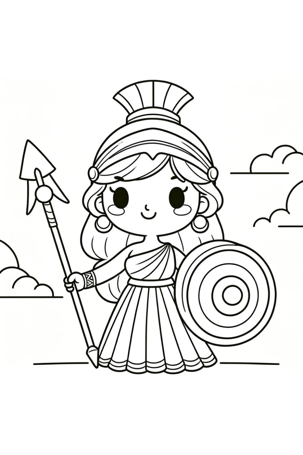 Athena Coloring Pages Athena Coloring Pages 1