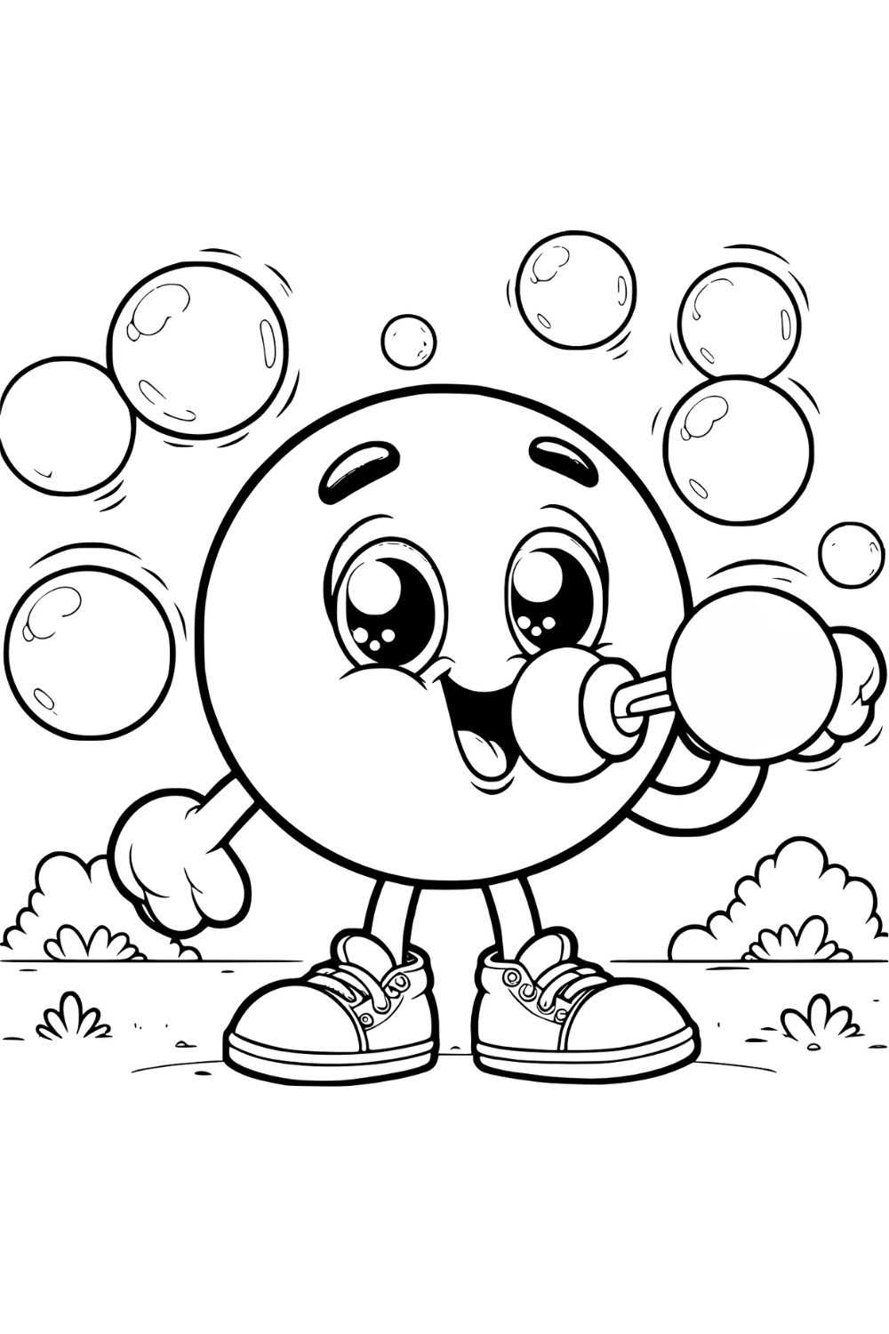 Bubblegum Blowing Big Bubbles Coloring Pages Bubblegum Blowing Big Bubbles Coloring Pages