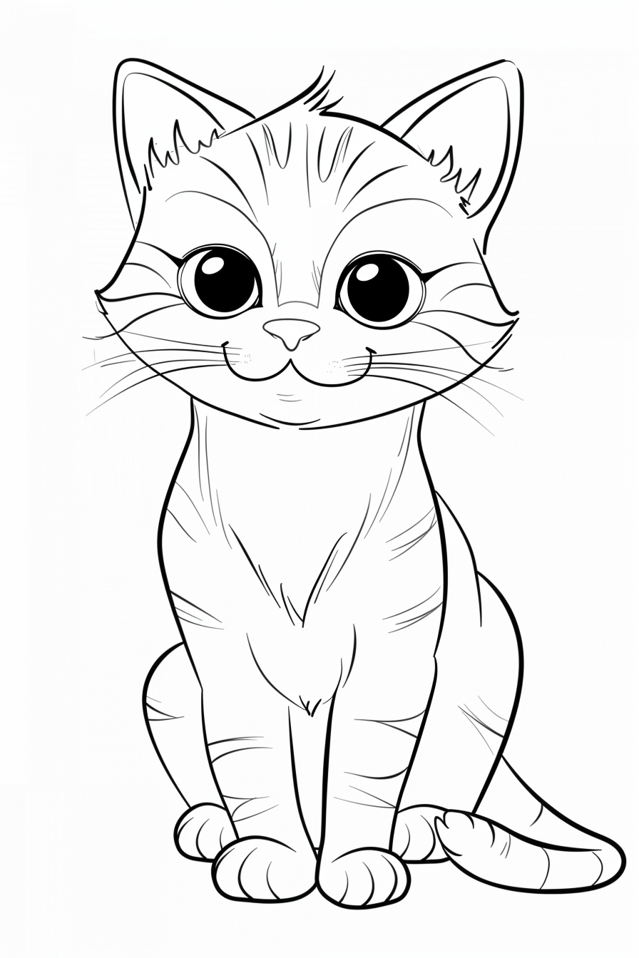 Calico Cat Coloring Pages Calico Cat Coloring Pages